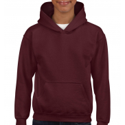 Bluza dziecięca z kapturem Heavy Blend - maroon