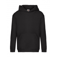 Bluza dziecięca z kapturem - black