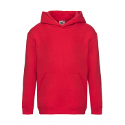 Bluza dziecięca z kapturem - red