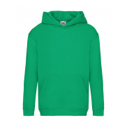 Bluza dziecięca z kapturem - kelly green
