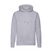 Bluza z kapturem Premium - heather grey
