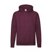 Bluza z kapturem Premium - burgundy
