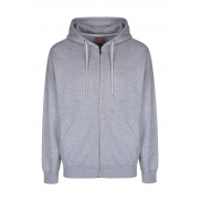 Bluza z kapturem na zamek Team - sport grey