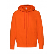 Lekka bluza z kapturem na zamek