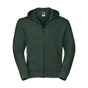 Męska bluza z kapturem na zamek Authentic - bottle green