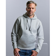 Męska bluza z kapturem Authentic - white