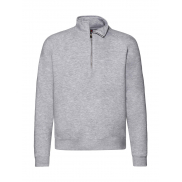 Bluza z krótkim zamkiem - heather grey