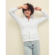 Damska Bluza na zamek Premium - white