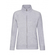 Damska Bluza na zamek Premium - heather grey