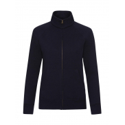 Damska Bluza na zamek Premium - deep navy