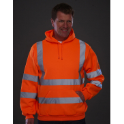 Bluza z kapturem Fluo - fluo yellow