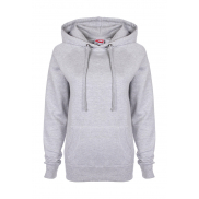 Damska bluza Raglan z kapturem - sport grey