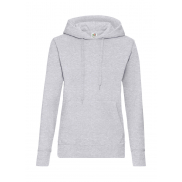 Damska Bluza z kapturem Classic - heather grey
