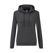 Damska Bluza z kapturem Classic - dark heather grey