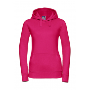 Damska bluza z kapturem Authentic - fuchsia
