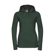 Damska bluza z kapturem Authentic - bottle green