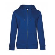 Damska bluza na zamek z kapturem QUEEN - royal