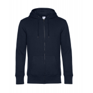 Bluza na zamek z kapturem KING - navy blue