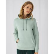 Damska bluza z kapturem QUEEN - white