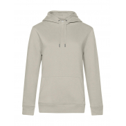 Damska bluza z kapturem QUEEN - grey fog