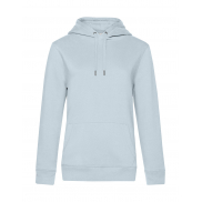 Damska bluza z kapturem QUEEN - pure sky