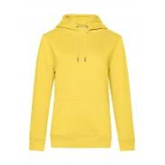 Damska bluza z kapturem QUEEN - yellow fizz