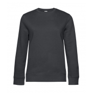 Damska bluza Crew Neck QUEEN - asphalt
