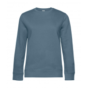 Damska bluza Crew Neck QUEEN - nordic blue