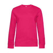 Damska bluza Crew Neck QUEEN - magenta pink