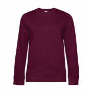 Damska bluza Crew Neck QUEEN - dark cherry