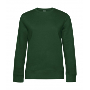 Damska bluza Crew Neck QUEEN - bottle green