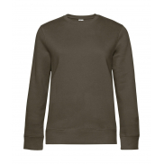 Damska bluza Crew Neck QUEEN - khaki