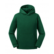 Dziecięca bluza z kapturem Authentic - bottle green