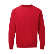 Męska bluza Raglan - red