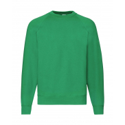 Bluza Raglan ze ściągaczem - kelly green