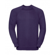 Bluza Raglan ze ściągaczem - purple
