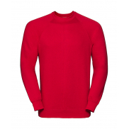 Bluza Raglan ze ściągaczem - classic red