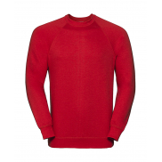 Bluza Raglan ze ściągaczem - bright red