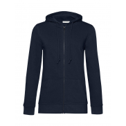 Damska Bluza z kapturem na zamek Inspire - navy blue