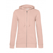 Damska Bluza z kapturem na zamek Inspire - soft rose