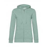 Damska Bluza z kapturem na zamek Inspire - sage
