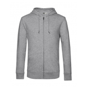Bluza z kapturem na zamek Inspire - heather grey