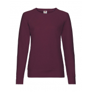 Damska lekka bluza raglanowa Lady-Fit - burgundy