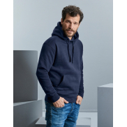 Męska bluza z kapturem Authentic Melange - carbon melange