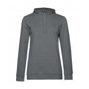 Damska bluza z kapturem #Hoodie French Terry - elephant grey