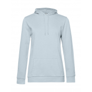 Damska bluza z kapturem #Hoodie French Terry - pure sky