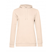 Damska bluza z kapturem #Hoodie French Terry - pale pink