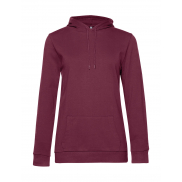 Damska bluza z kapturem #Hoodie French Terry - wine
