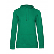 Damska bluza z kapturem #Hoodie French Terry - kelly green