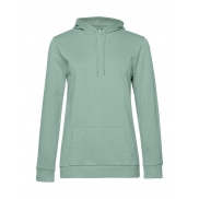 Damska bluza z kapturem #Hoodie French Terry - sage